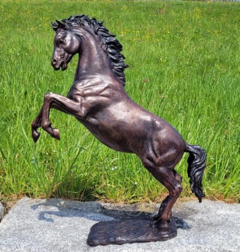 Bronze Rising Horse